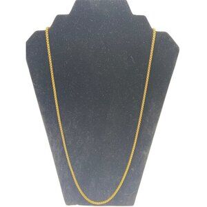 Corn Chain Titanium Steel Necklace Gold Tone‎ Unisex Fashion Jewelry